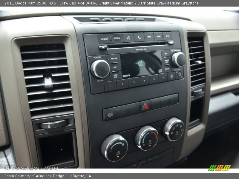 Bright Silver Metallic / Dark Slate Gray/Medium Graystone 2011 Dodge Ram 3500 HD ST Crew Cab 4x4 Dually