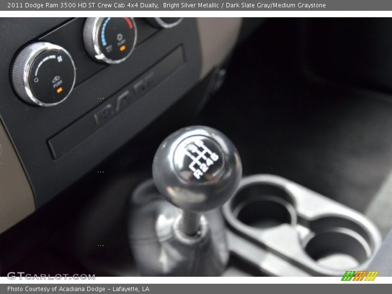 Bright Silver Metallic / Dark Slate Gray/Medium Graystone 2011 Dodge Ram 3500 HD ST Crew Cab 4x4 Dually