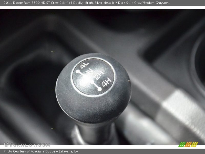 Bright Silver Metallic / Dark Slate Gray/Medium Graystone 2011 Dodge Ram 3500 HD ST Crew Cab 4x4 Dually