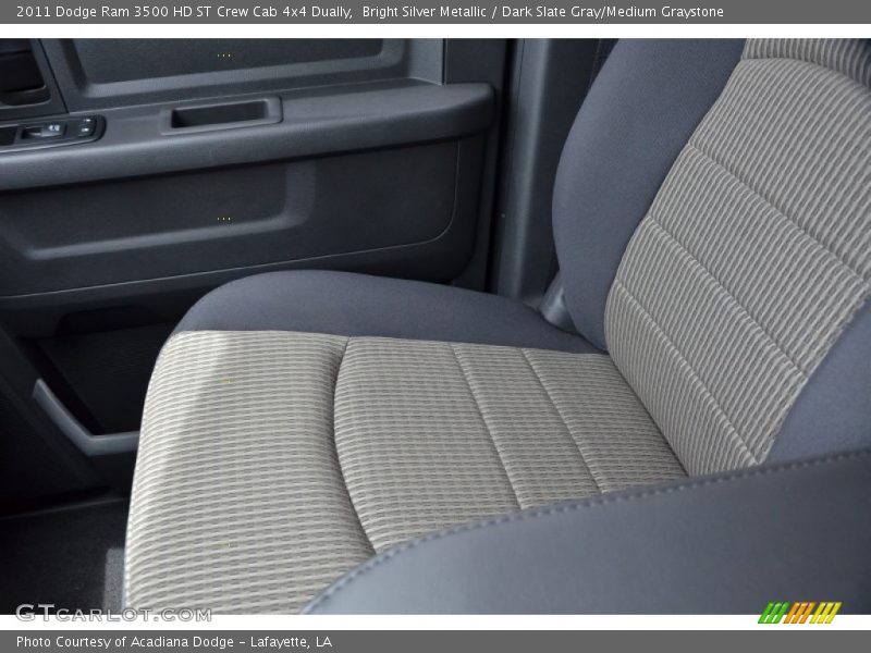 Bright Silver Metallic / Dark Slate Gray/Medium Graystone 2011 Dodge Ram 3500 HD ST Crew Cab 4x4 Dually