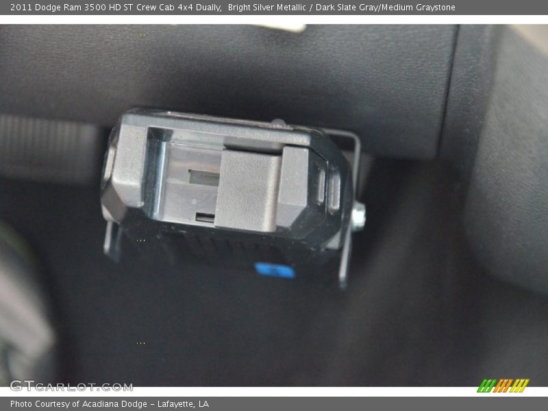 Bright Silver Metallic / Dark Slate Gray/Medium Graystone 2011 Dodge Ram 3500 HD ST Crew Cab 4x4 Dually
