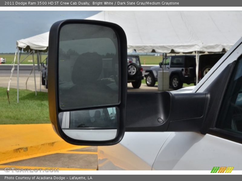 Bright White / Dark Slate Gray/Medium Graystone 2011 Dodge Ram 3500 HD ST Crew Cab Dually
