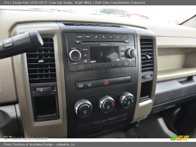 Bright White / Dark Slate Gray/Medium Graystone 2011 Dodge Ram 3500 HD ST Crew Cab Dually