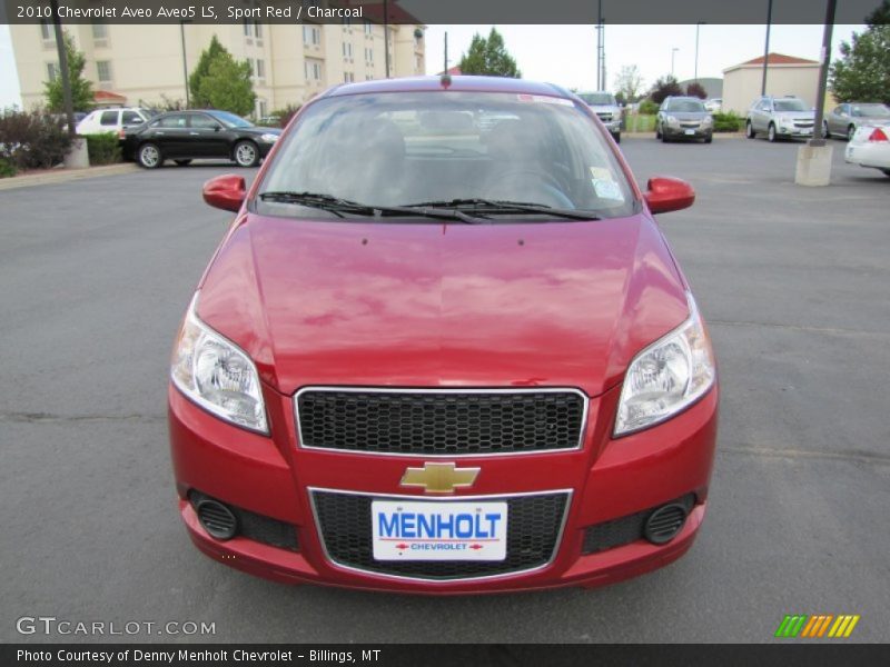 Sport Red / Charcoal 2010 Chevrolet Aveo Aveo5 LS