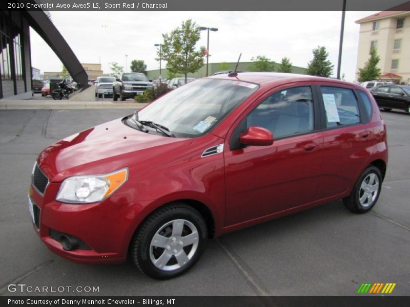 Sport Red / Charcoal 2010 Chevrolet Aveo Aveo5 LS