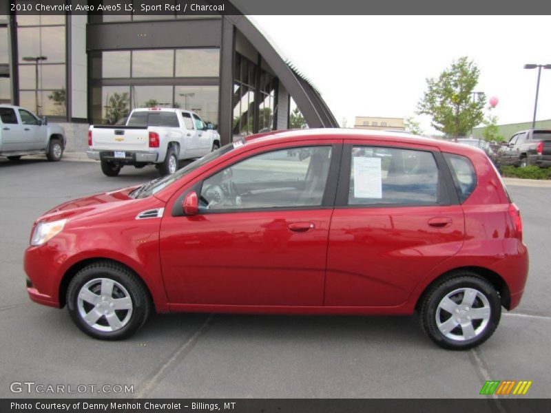 Sport Red / Charcoal 2010 Chevrolet Aveo Aveo5 LS