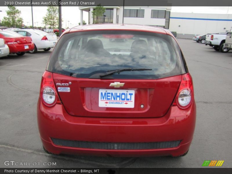 Sport Red / Charcoal 2010 Chevrolet Aveo Aveo5 LS
