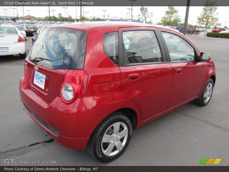 Sport Red / Charcoal 2010 Chevrolet Aveo Aveo5 LS