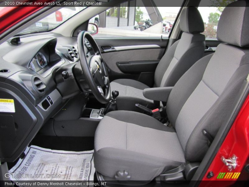 Sport Red / Charcoal 2010 Chevrolet Aveo Aveo5 LS