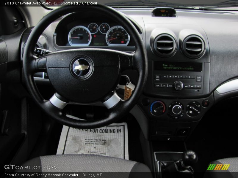 Sport Red / Charcoal 2010 Chevrolet Aveo Aveo5 LS
