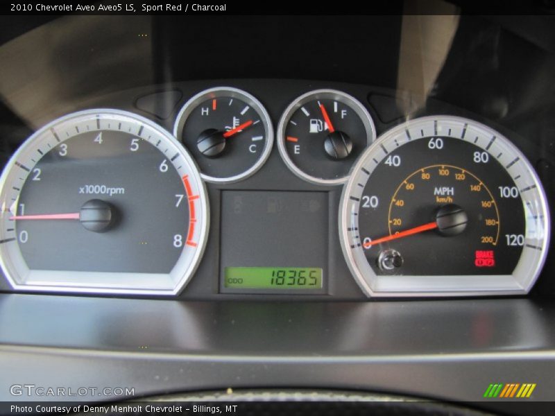 Sport Red / Charcoal 2010 Chevrolet Aveo Aveo5 LS