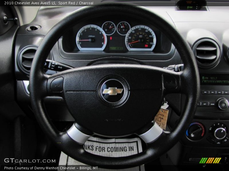 Sport Red / Charcoal 2010 Chevrolet Aveo Aveo5 LS
