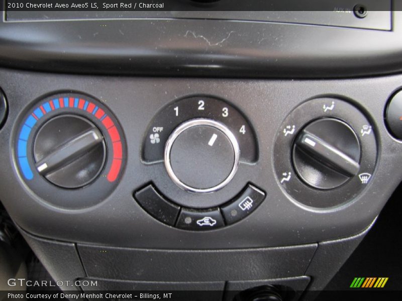 Sport Red / Charcoal 2010 Chevrolet Aveo Aveo5 LS