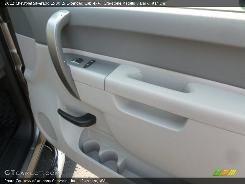 Graystone Metallic / Dark Titanium 2012 Chevrolet Silverado 1500 LS Extended Cab 4x4