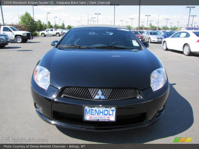 Kalapana Black Satin / Dark Charcoal 2009 Mitsubishi Eclipse Spyder GS