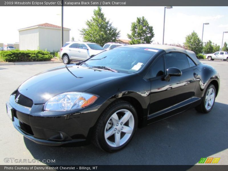 Kalapana Black Satin / Dark Charcoal 2009 Mitsubishi Eclipse Spyder GS