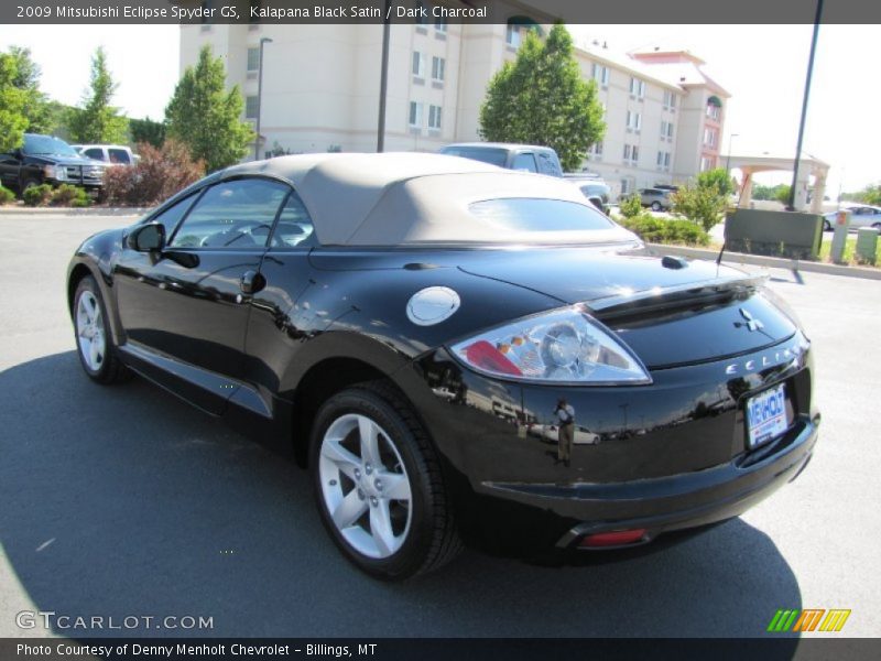 Kalapana Black Satin / Dark Charcoal 2009 Mitsubishi Eclipse Spyder GS