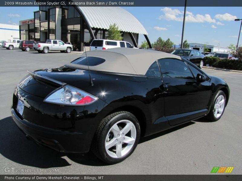 Kalapana Black Satin / Dark Charcoal 2009 Mitsubishi Eclipse Spyder GS