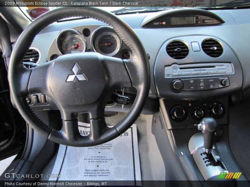 Dashboard of 2009 Eclipse Spyder GS