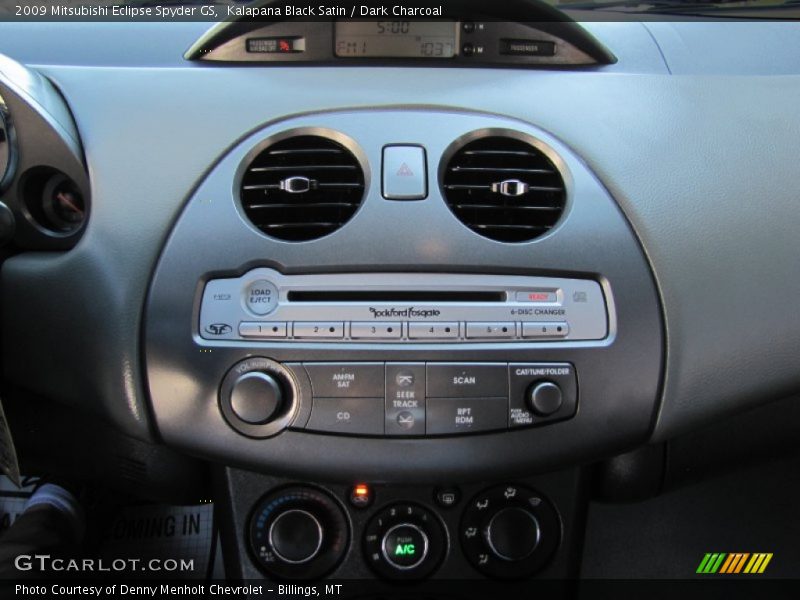 Controls of 2009 Eclipse Spyder GS