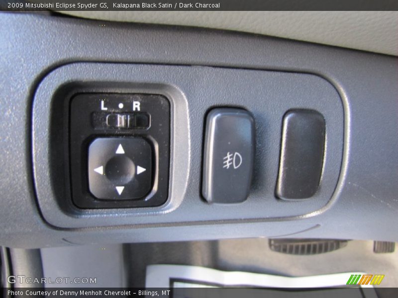 Controls of 2009 Eclipse Spyder GS