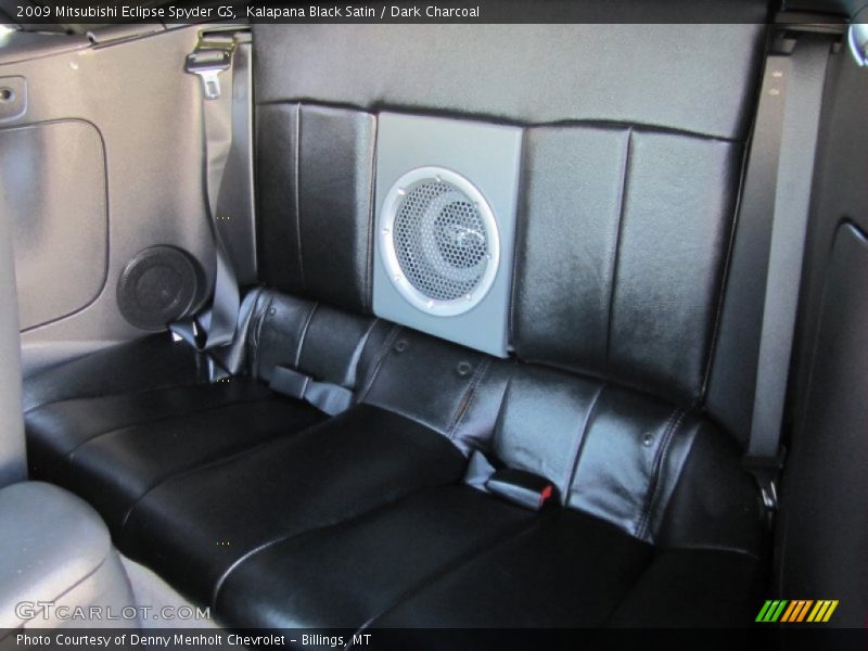 Rear Seat of 2009 Eclipse Spyder GS