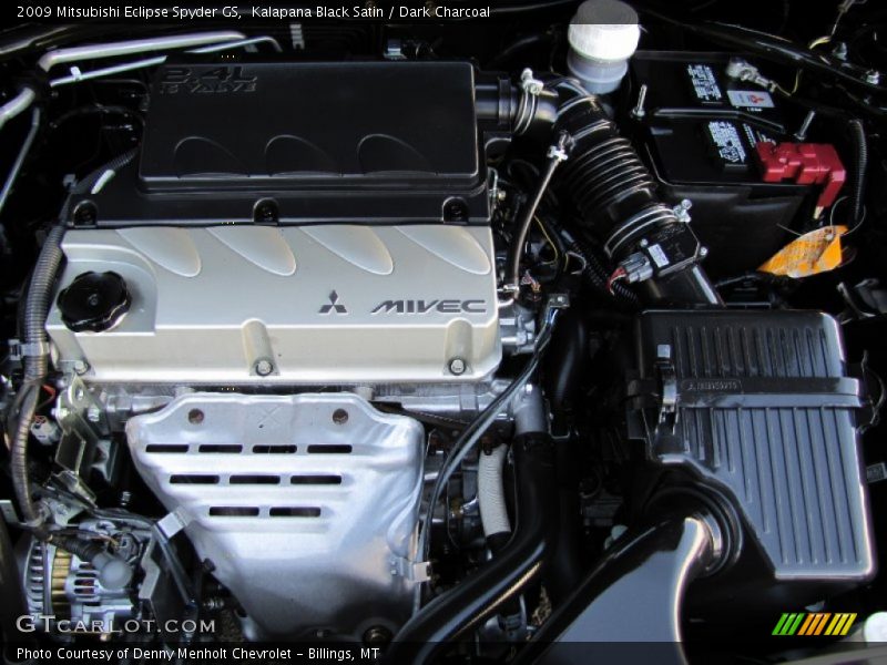  2009 Eclipse Spyder GS Engine - 2.4 Liter SOHC 16-Valve MIVEC 4 Cylinder