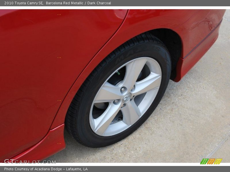 Barcelona Red Metallic / Dark Charcoal 2010 Toyota Camry SE