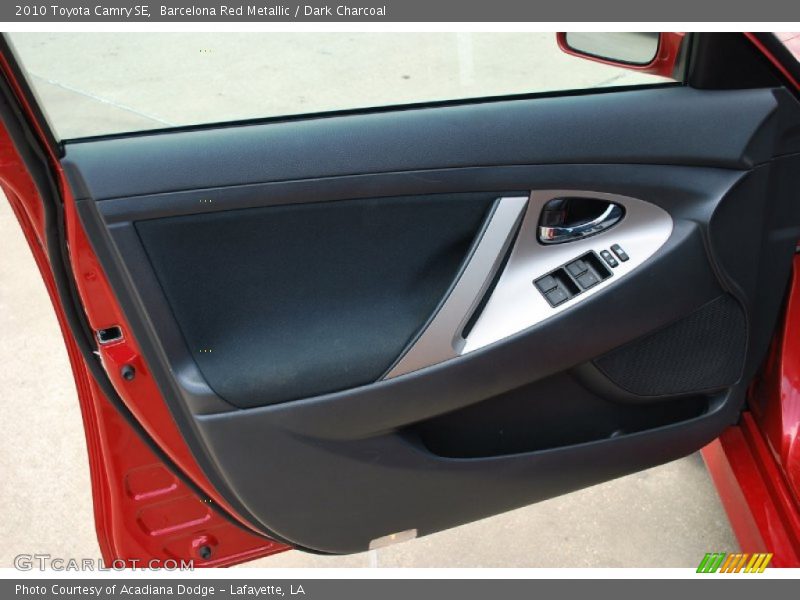 Barcelona Red Metallic / Dark Charcoal 2010 Toyota Camry SE