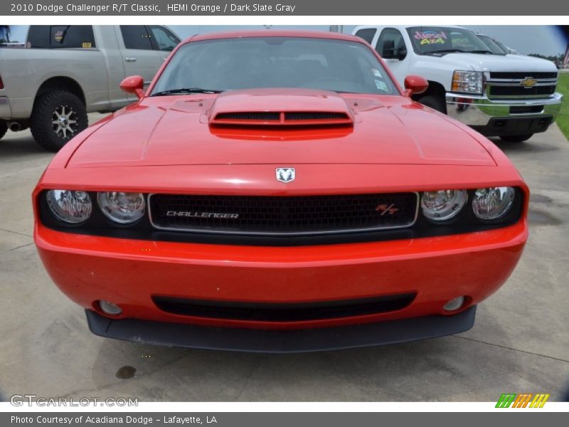 HEMI Orange / Dark Slate Gray 2010 Dodge Challenger R/T Classic