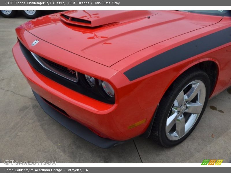 HEMI Orange / Dark Slate Gray 2010 Dodge Challenger R/T Classic