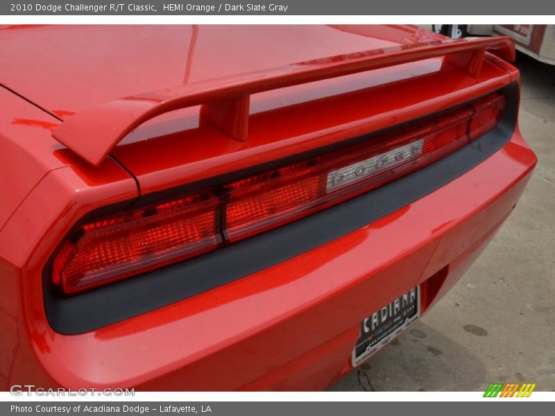 HEMI Orange / Dark Slate Gray 2010 Dodge Challenger R/T Classic