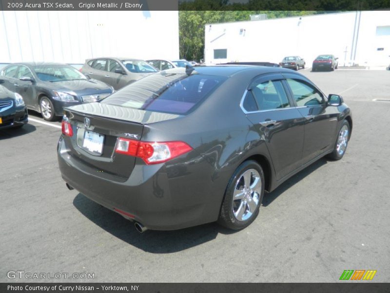 Grigio Metallic / Ebony 2009 Acura TSX Sedan