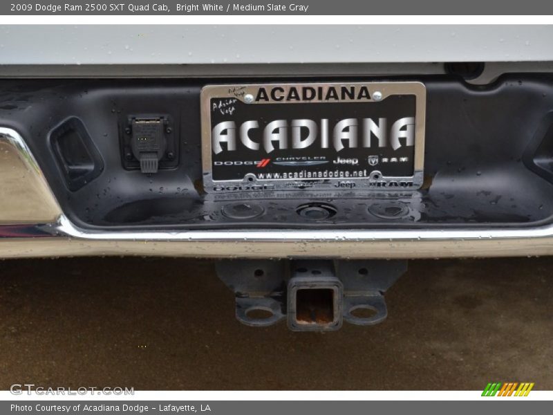 Bright White / Medium Slate Gray 2009 Dodge Ram 2500 SXT Quad Cab