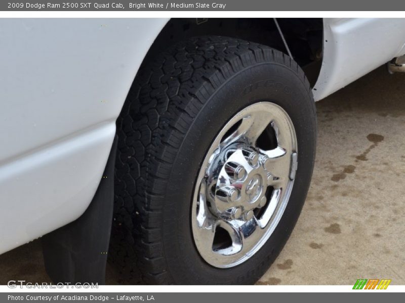 Bright White / Medium Slate Gray 2009 Dodge Ram 2500 SXT Quad Cab