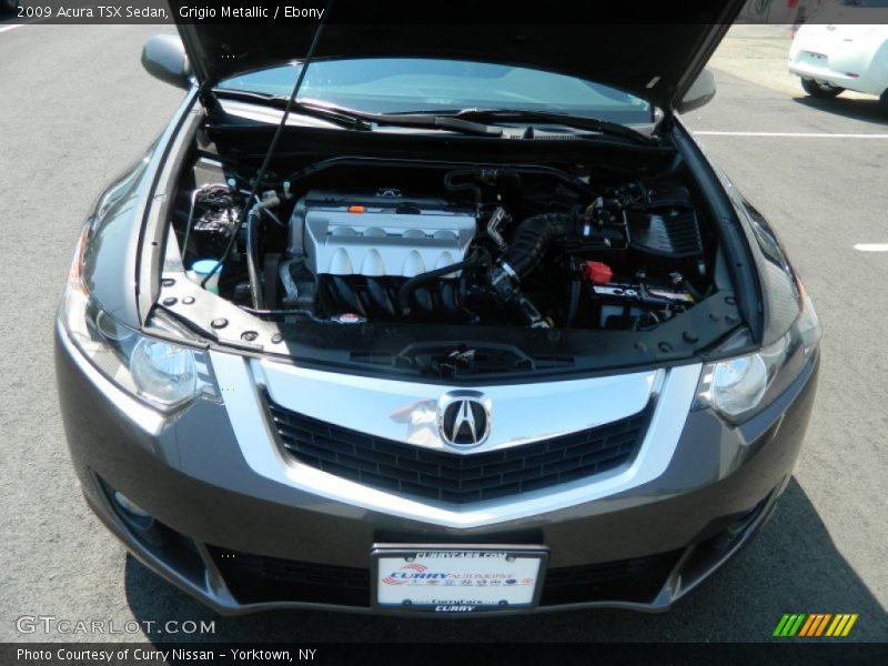 Grigio Metallic / Ebony 2009 Acura TSX Sedan