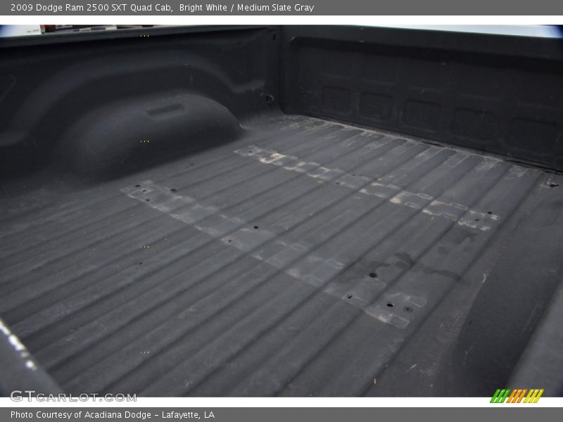 Bright White / Medium Slate Gray 2009 Dodge Ram 2500 SXT Quad Cab