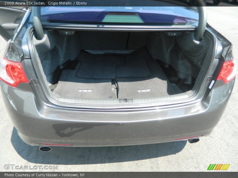 Grigio Metallic / Ebony 2009 Acura TSX Sedan