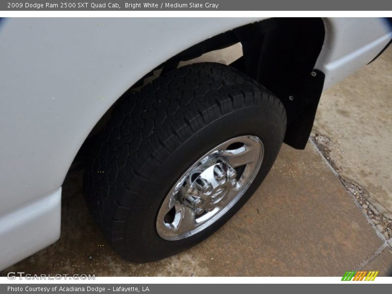 Bright White / Medium Slate Gray 2009 Dodge Ram 2500 SXT Quad Cab