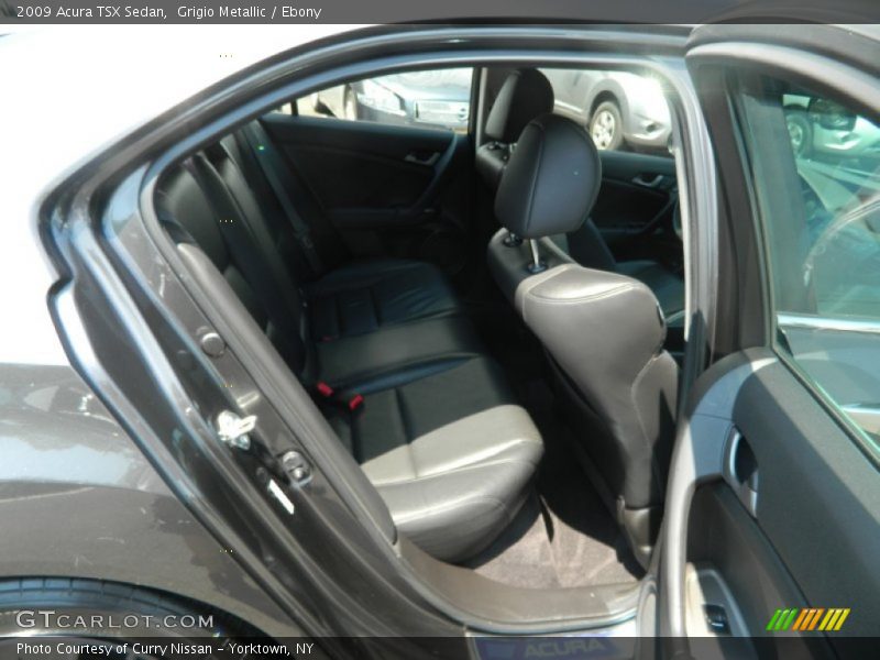 Grigio Metallic / Ebony 2009 Acura TSX Sedan