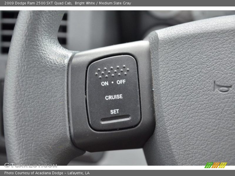 Bright White / Medium Slate Gray 2009 Dodge Ram 2500 SXT Quad Cab