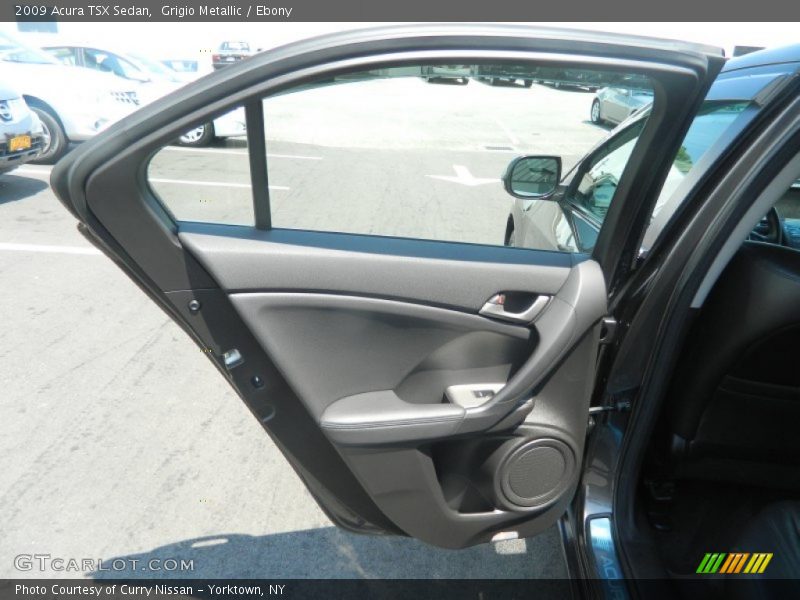Grigio Metallic / Ebony 2009 Acura TSX Sedan