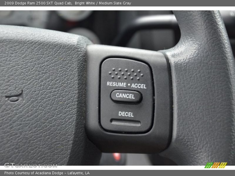 Bright White / Medium Slate Gray 2009 Dodge Ram 2500 SXT Quad Cab