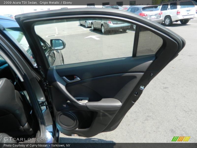 Grigio Metallic / Ebony 2009 Acura TSX Sedan
