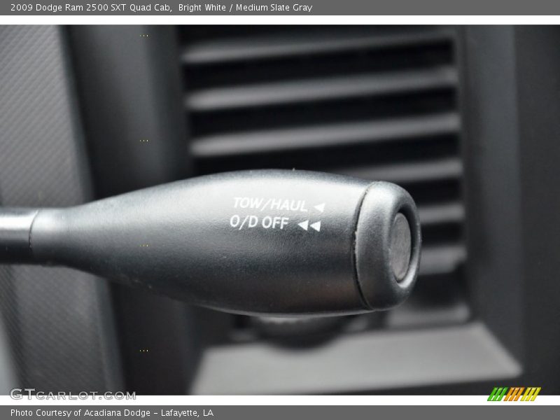 Bright White / Medium Slate Gray 2009 Dodge Ram 2500 SXT Quad Cab