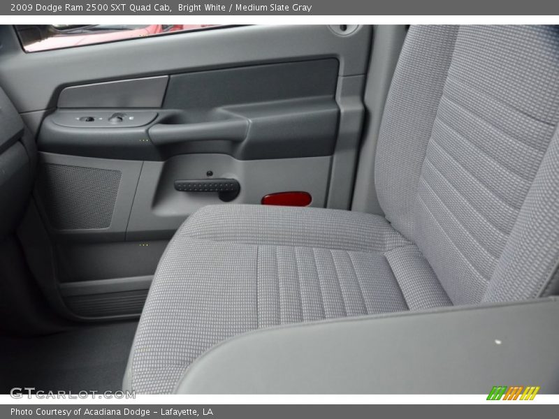 Bright White / Medium Slate Gray 2009 Dodge Ram 2500 SXT Quad Cab