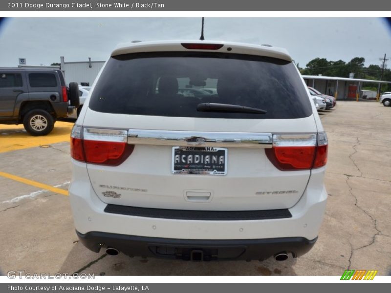 Stone White / Black/Tan 2011 Dodge Durango Citadel