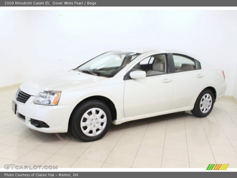 Dover White Pearl / Beige 2009 Mitsubishi Galant ES