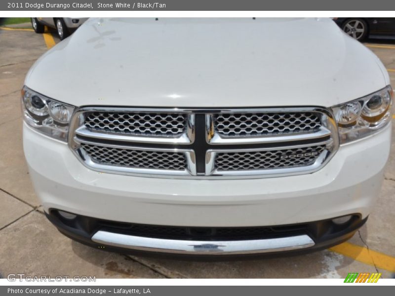 Stone White / Black/Tan 2011 Dodge Durango Citadel