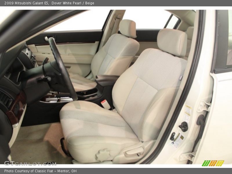 Dover White Pearl / Beige 2009 Mitsubishi Galant ES